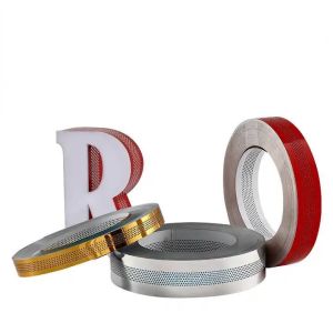 0.6mm Thickness Trimless Channel Letter Coil Aluminium Trim Cap Letters