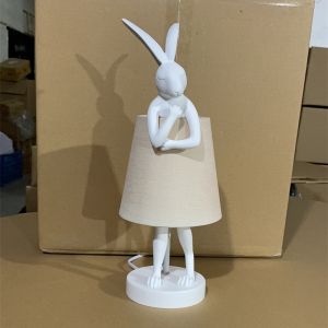 Modern Resin Table Lamp Nordic Creative Designer Rogue Rabbit Light（WH-MTB-267)