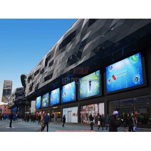 P8mm SMD3535 Fixed Advertising LED Video Wall IP65 Waterproof Digital Video