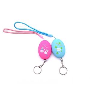 120db Personal Security Alarms 41g Self Defence Keychain Children