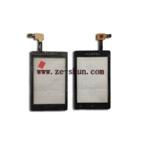 Cheap High Brightness Replacement Touch Screens for Alcatel OT918D Black for sale