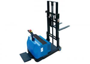 China 1000 Kg Max Load Capacity Pedestrian Pallet Stacker With Emergency Stop Switch on sale