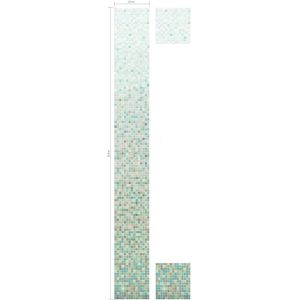 Cheap Plain green variation decoration Europ simply style mosaic gradation pattern for sale