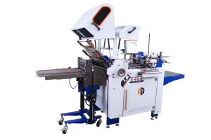 Cheap Efficient Paper Folding Machine Width 480*750mm Size Brochures Sheet Paper Folder With Stacker for sale