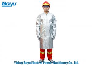 China Anti Radiation Transmission Line Stringing Tools Heat Fireproof Suit 1.3m on sale