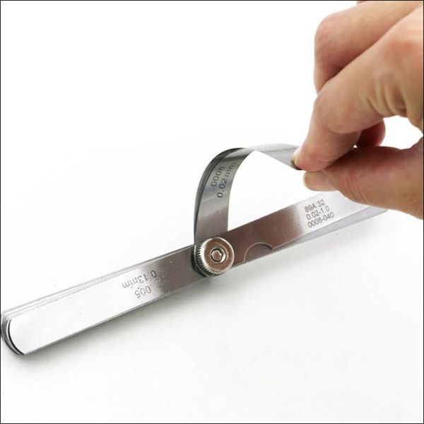 China 0.02mm To 1.00mm Tap 10-32 Blade Adjust Stainless Steel Feeler Gauge