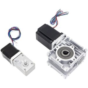 Cheap Faradyi Customaztion Single Dual Shaft Long Lifespan Hot-selling Stepper Motor Worm Gear Motors For Handling Robot for sale