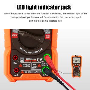 VICTOR 890H+ 6000 Counts True RMS Anti Burning NCV Meter