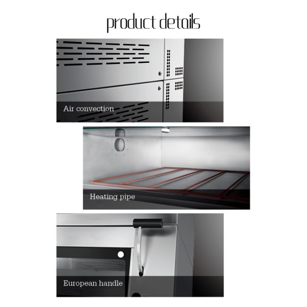 9 Trays Stainless Steel Baking Oven With High Temperature