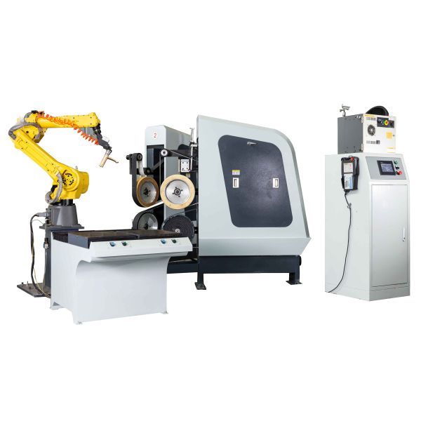 High Efficiency Automatic Grinder Polisher Metal Castings Deburring Mirror