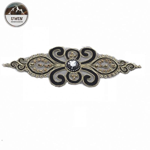 Special Meaningful Zen Embroidery Designs Patches With Bead And Rhinestone