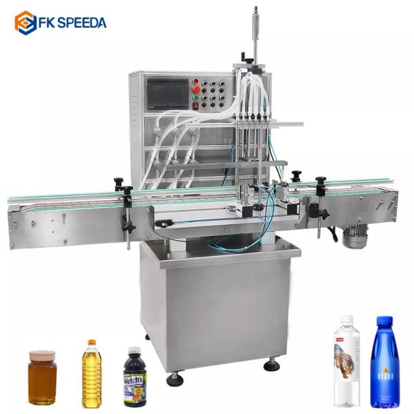 Quality Multi Heads 2/4/6/8/10 Nozzles Liquid Beer Bottle Filling Machine for Beverage Juice wholesale