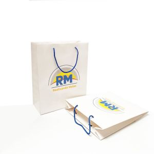 Customized Size Business Gift Shopping Paper Bag with Handle and Customized Logo