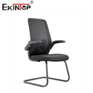Comfortable Mid Back Mesh Swivel Chair Fabric Adjustable Office Seating