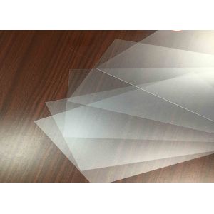 China Thin Translucent Polyester Film , Rigid Polyester Film Sheets For Electronics on sale