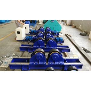 2800mm Adjustable 10T Pipe Welding Vessel Rollers With PU Wheel