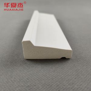 China Wholesale New Trends colonial casing white vinyl 12ft pvc skirting board pvc baseboard decorative material on sale