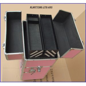 Rolling aluminum barber tool case with drawers/barber tool case KLMYY380-270-695