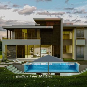 Swim Training With AUPOOL Counter Current Water Jet Pool Machine