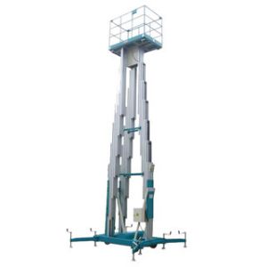 12M Platform Height Aluminum Aerial Work Platform with 300Kg Loading Capacity