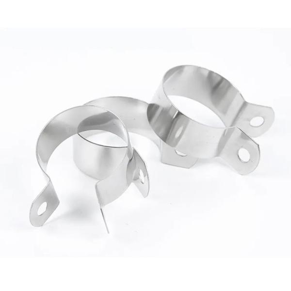 Quality 304 Stainless Steel Pipe Clamp two hole U Type Pipe Clamp  rust prevention wholesale