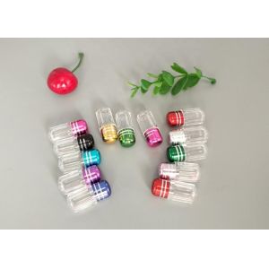 China 12mm PS Empty Plastic Pill Capsules Single Pill Capsule Packaging Bottles on sale