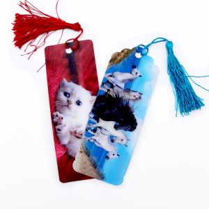 Puppies And Kittens bookmark for reader 3D Lenticular Bookmark Promotions