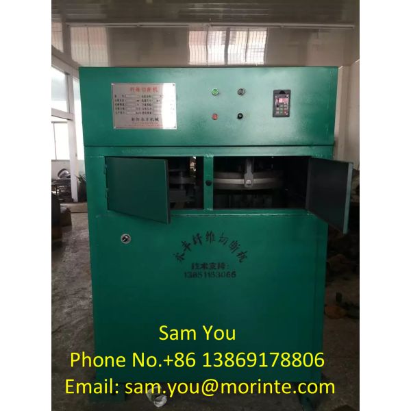 Quality Flock polyester tow disc type cutting machine 38mm accurate wholesale