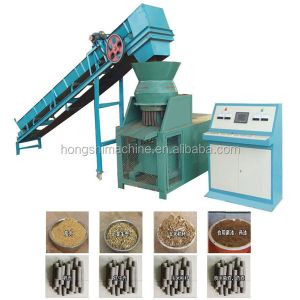 High capacity biomass cube briquette press machine peanut shell pellet making