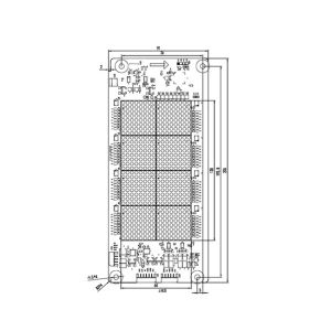 Lift Spare Parts Dot Matrix Display Module For Elevator led dot matrix display