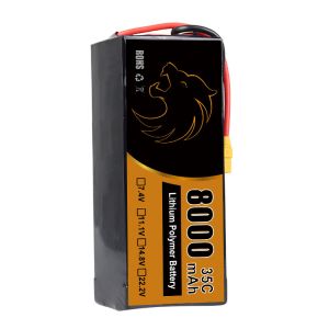 High-Performance XT60 Lipo UAV Battery with 35C Discharge Rate for FPV Drone