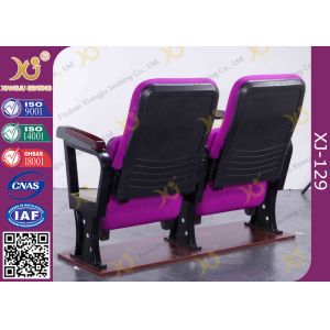 Irwin Style Space Saving Small Back Auditorium Theater Chair With Folding Tablet