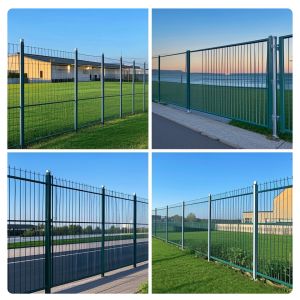 Cheap Modern Galvanized Anti Climb Metal Fence Panels for Security for sale