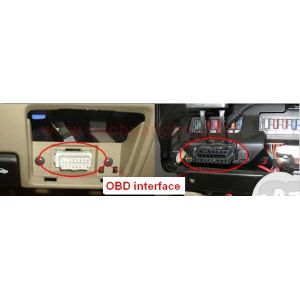 Ouchuangbo 5.8 inch hud head up diplay with OBD2 Interface Plug & Play ES350