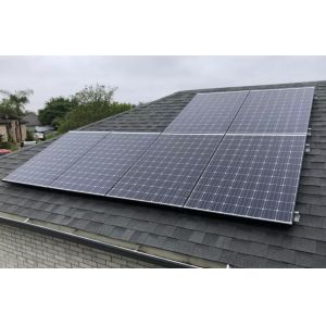 Aluminum Brackets Solar Structure Panel Racking / Solar PV Panel Ballasted Solar