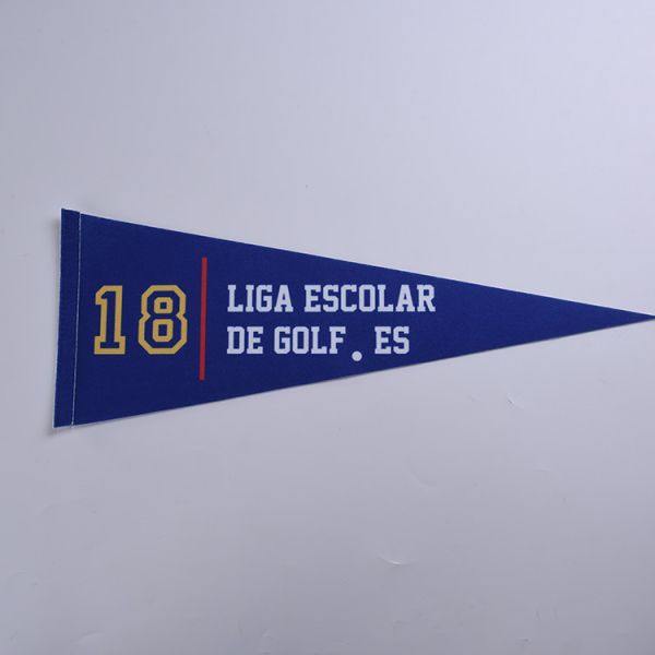 Quality Printing 150D Polyester Felt Pennant Banner For Advertising Activity wholesale