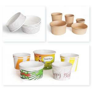 Kfc Paper Bucket Bowl Making Machinery Disposable Ultrasonic 160mm