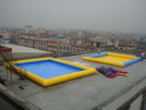 China Commercial Grade Kids Inflatable Pool of Square Shape on sale