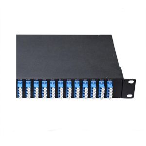 Dual Fiber Wavelength Division Multiplexing FMU 1U Rack Mount AAWG Module 40