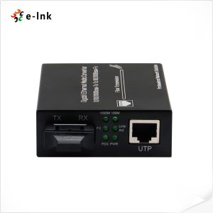 Cheap Gigabit Ethernet Media Converter 1000Base-SX/LX 120km SFP Slot for sale