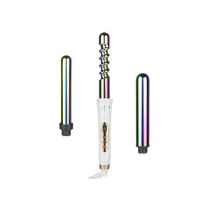 CETL Interchangeable Curling Iron Set , Ceramic 3 In One Curling Iron