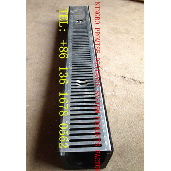 Quality Trench Drains With Galvanised Grating wholesale