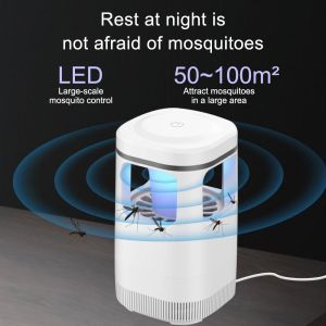Indoor Mosquito Killing Lamp Household Rechargeable Bug Zapper Camping LED