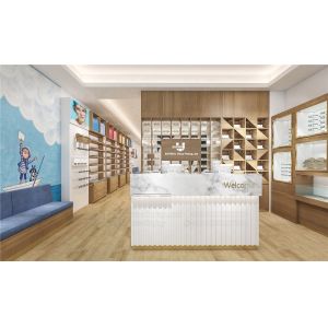 Wooden Eyeglasses Display Rack Shelf Eyewear Storage Optical Store Furniture