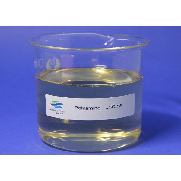 Chemical Auxiliary Agent 42751-79-1 Cationic Polyelectrolyte Polyamine For Drilling Purity 50±1% type LSC 51-55