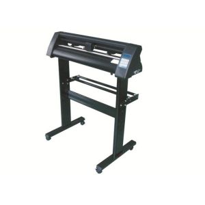 630mm Black Sign Cutter Plotter Aluminum Roller Sticker Cutting Machine With