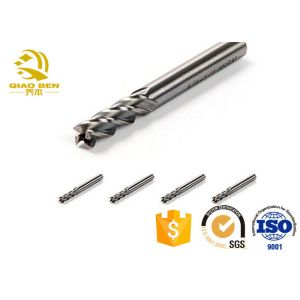 Anti - Chipping Cnc Carbide Tools Aluminum 2 Flute Hss End Mill Smooth Surface