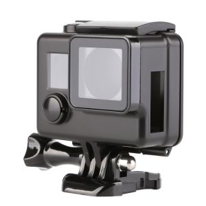 Black Side Open Protective Housing Case For GoPro Hero 3 4 3+ Professional