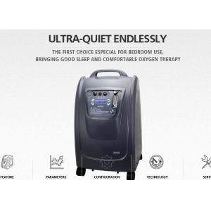 3~8L Oxygen Concentrator Big LCD Display Oxygen Concentator With Concentration