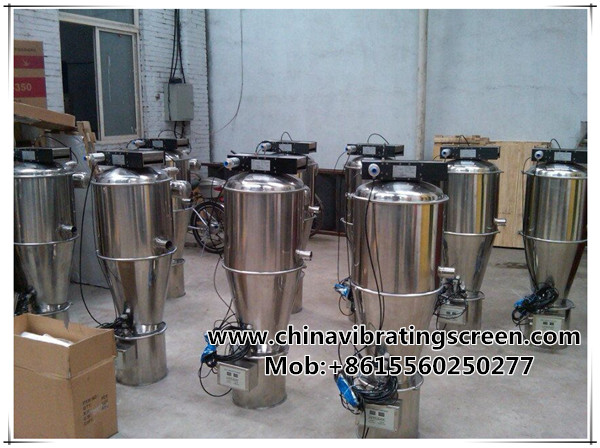 Pneumatic polyethylene polypropylene vacuum transporting machine